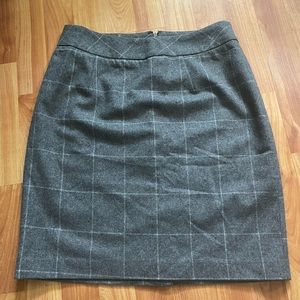 Chadwick’s of Boston Grey Mini Pencil Skirt Size 2P